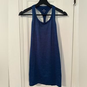 Athletha Navy Racerback Tank Top Medium